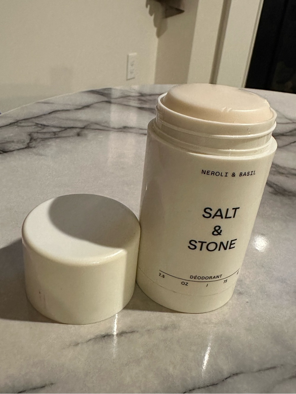Salt & Stone Neroli & Basil Deodorant - White